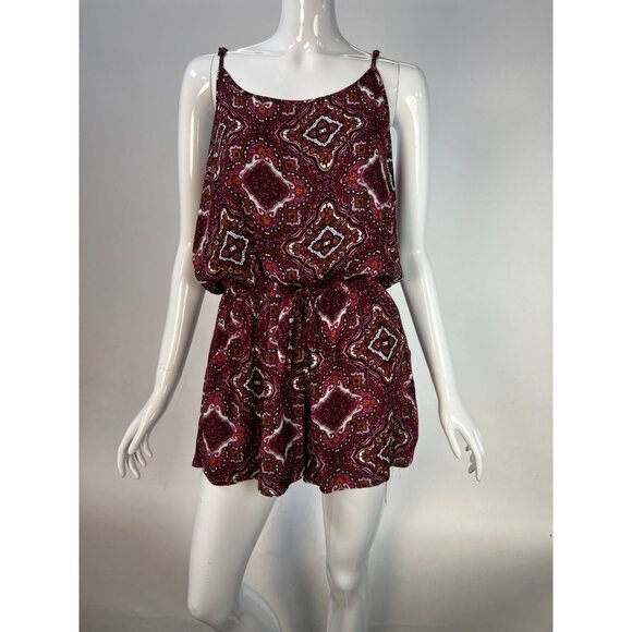 Vintage-Inspired Ambiance Paisley Print Romper S - Picture 11 of 16